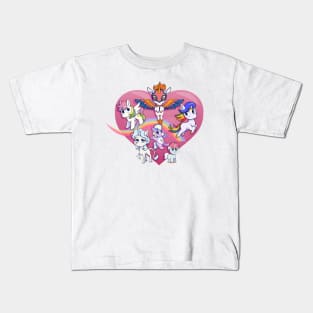 Iconic 80's Horses Kids T-Shirt